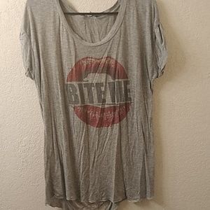 Distressed t-shirt
